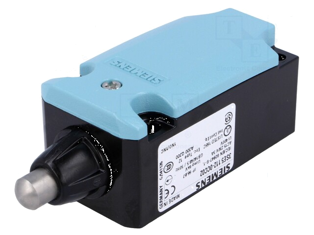 Eindschakelaar; lange pin; NO + NC; 10A; max.400VAC; max.250VDC Eindschakelaar; lange pin; NO + NC; 10A; max.400VAC; max.250VDC